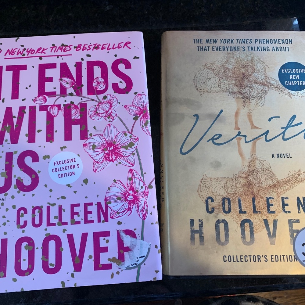 Colleen Hoover collectors edition IEWU and Verity